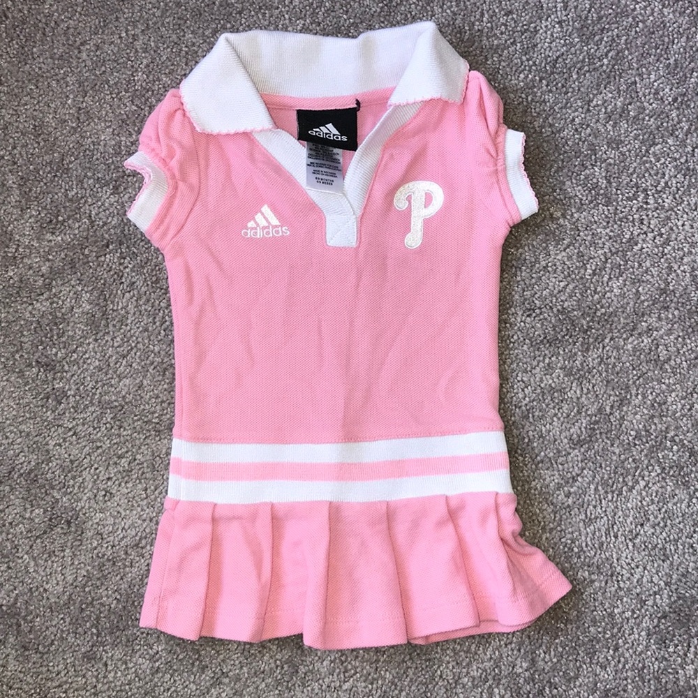 Baby Girls Adidas Phillies Jersey Dress 6-9M NWOT